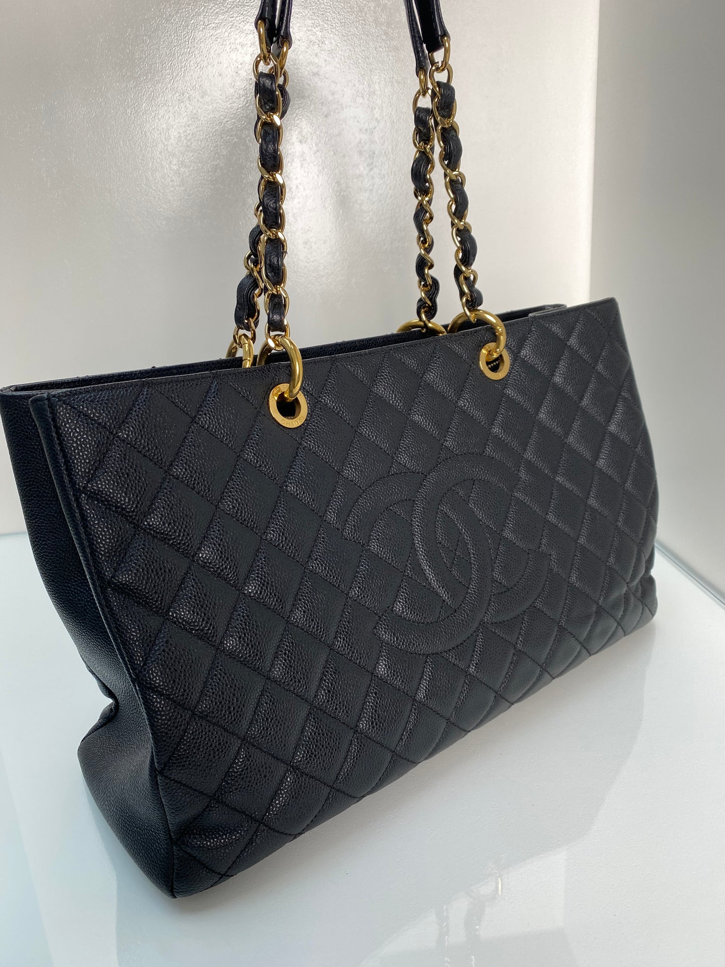 Chanel Black Caviar GST XL Bag GHW