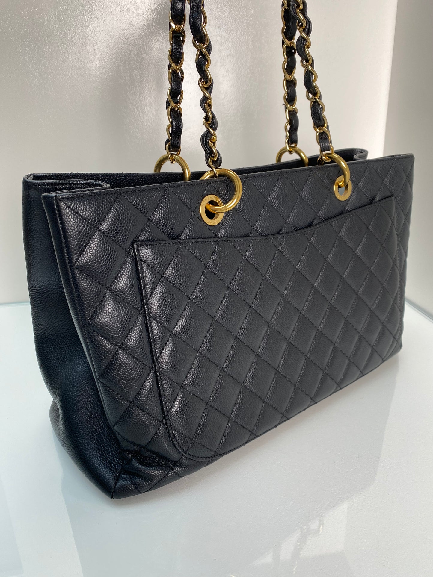 Chanel Black Caviar GST XL Bag GHW