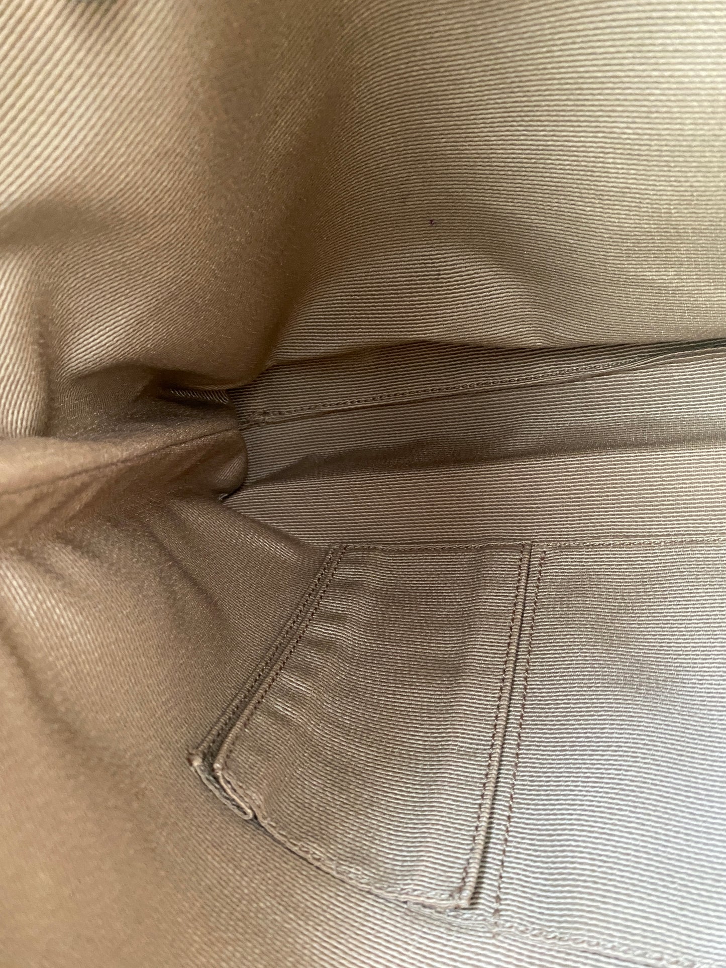Salvatore Ferragamo Logo Brown Canvas Tote
