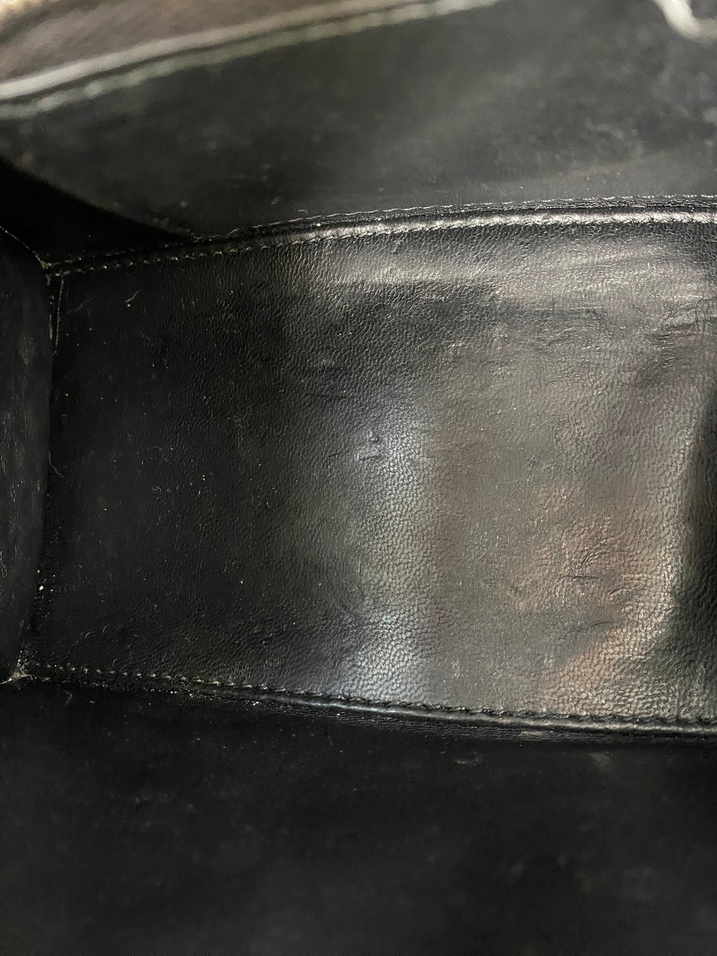 Balenciaga Black Croc Embossed Hourglass Bag BHW