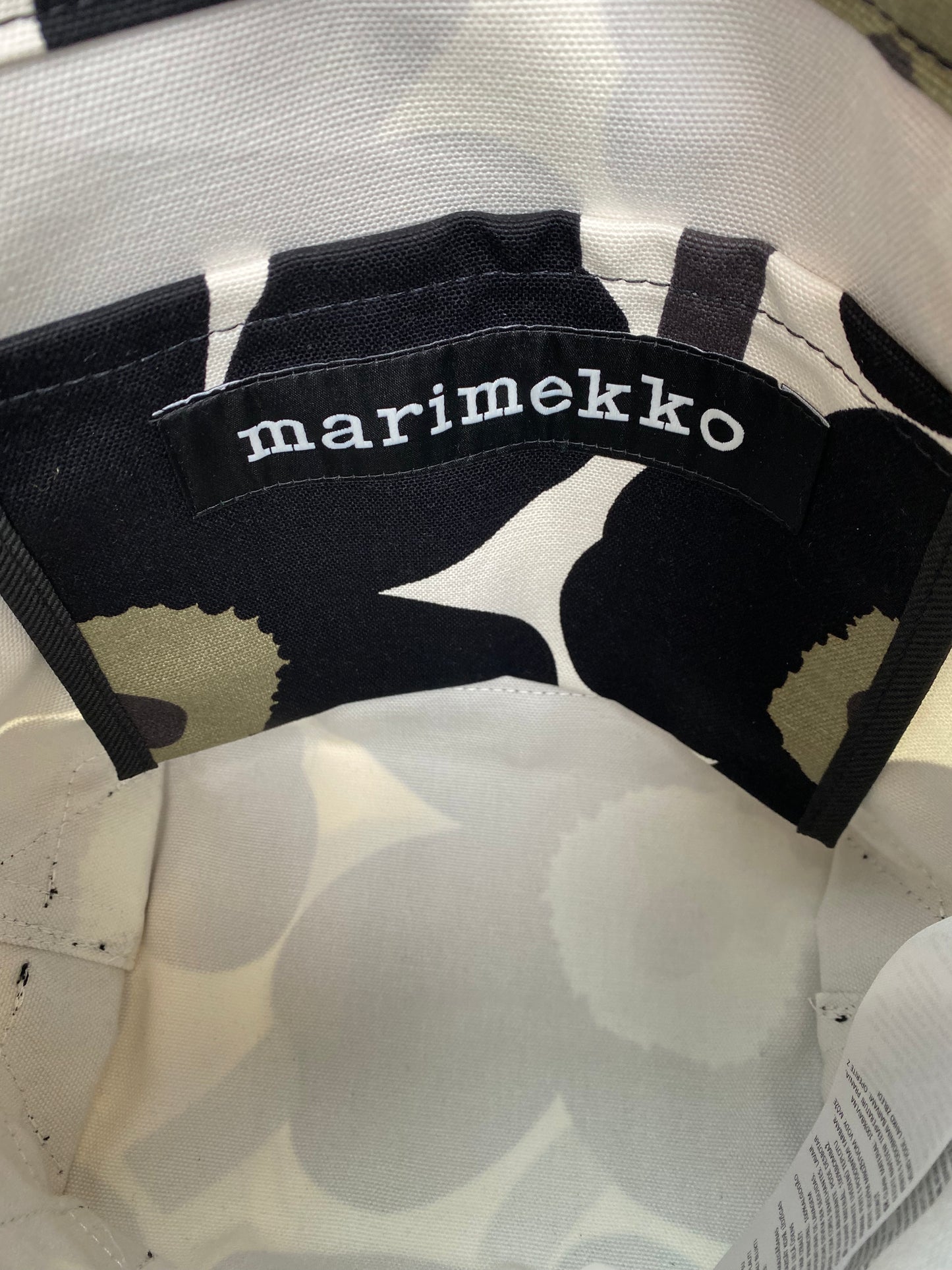 Marimekko Black & White Tote Bag