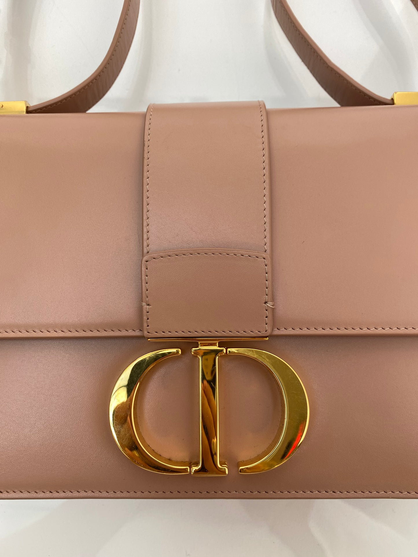 Christian Dior Dusty Pink 30 Montaigne Flap Bag GHW