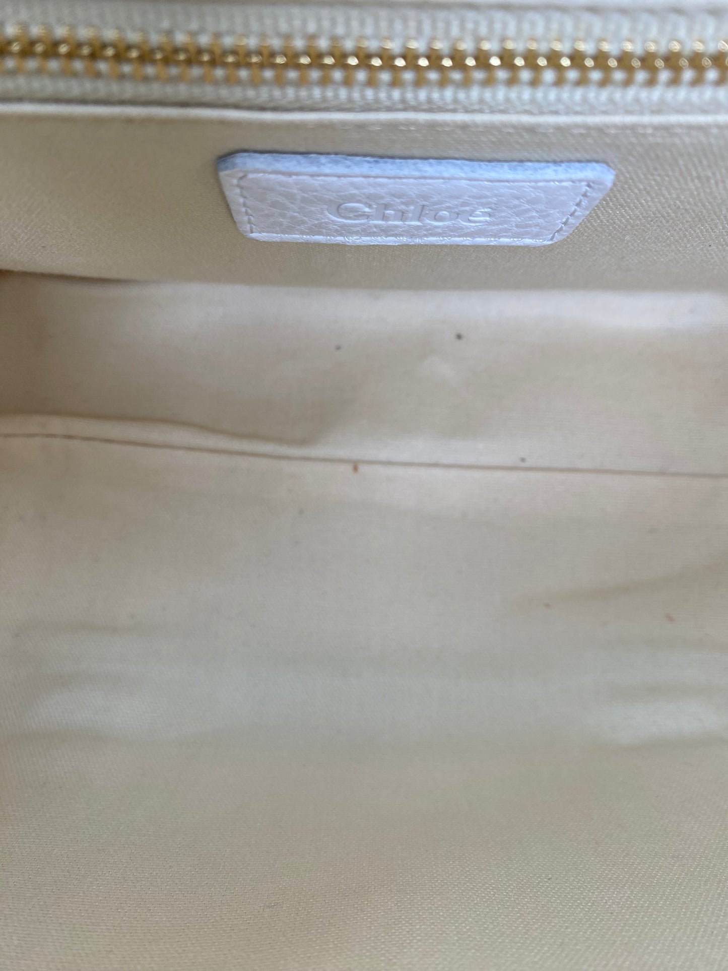 Chloe Raffia & White Leather Strap Mini Bag GHW