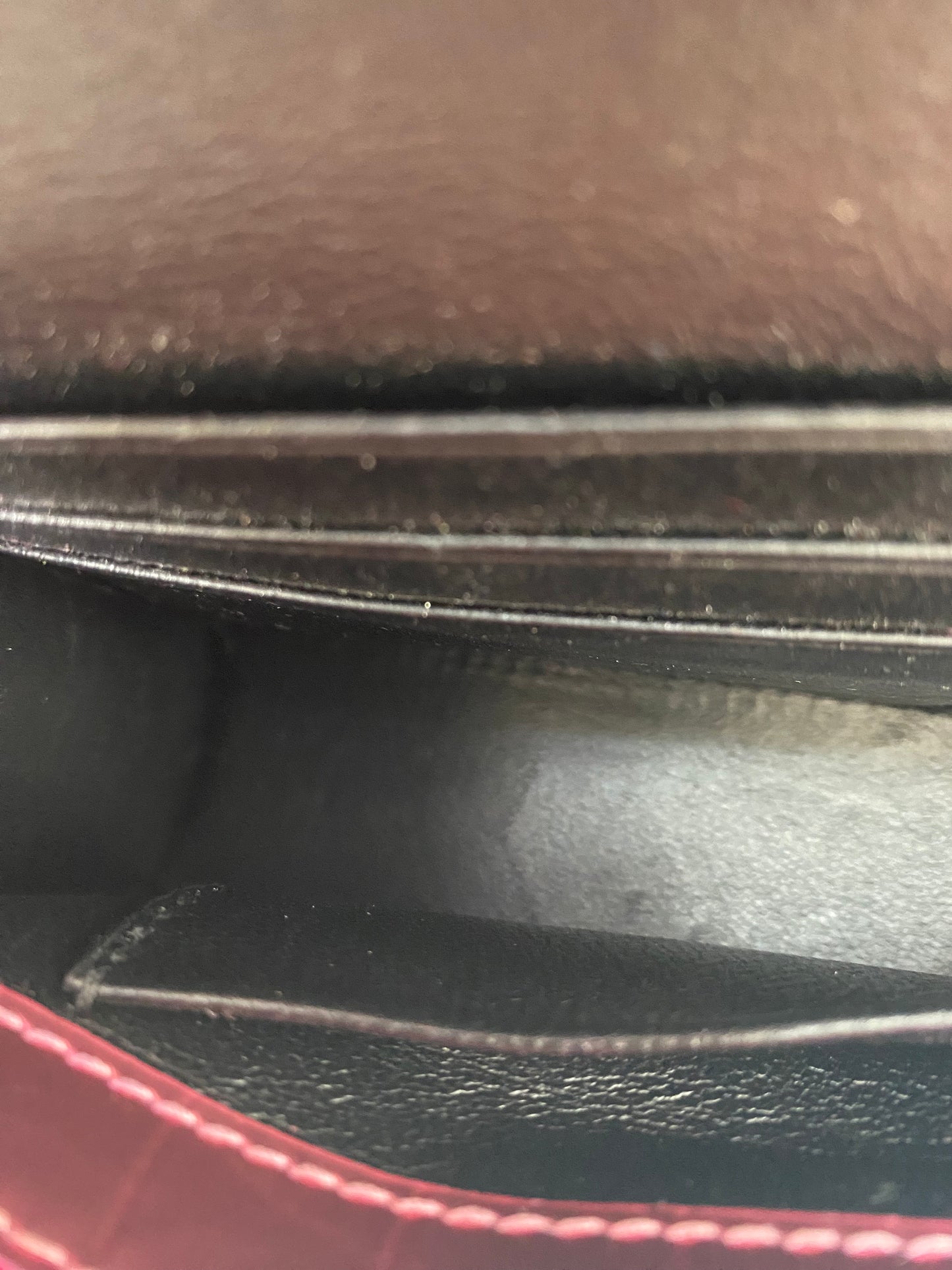 Balenciaga Hourglass Pink Croc Embossed Crossbody