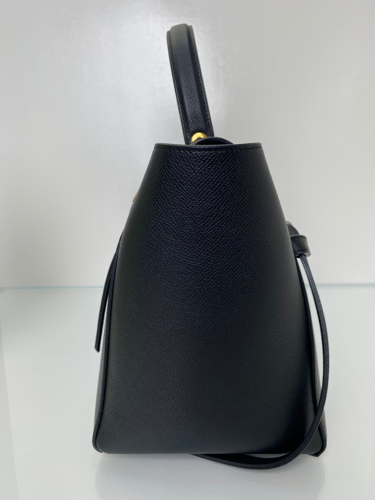 Celine Black Mini Pico Belt Bag GHW