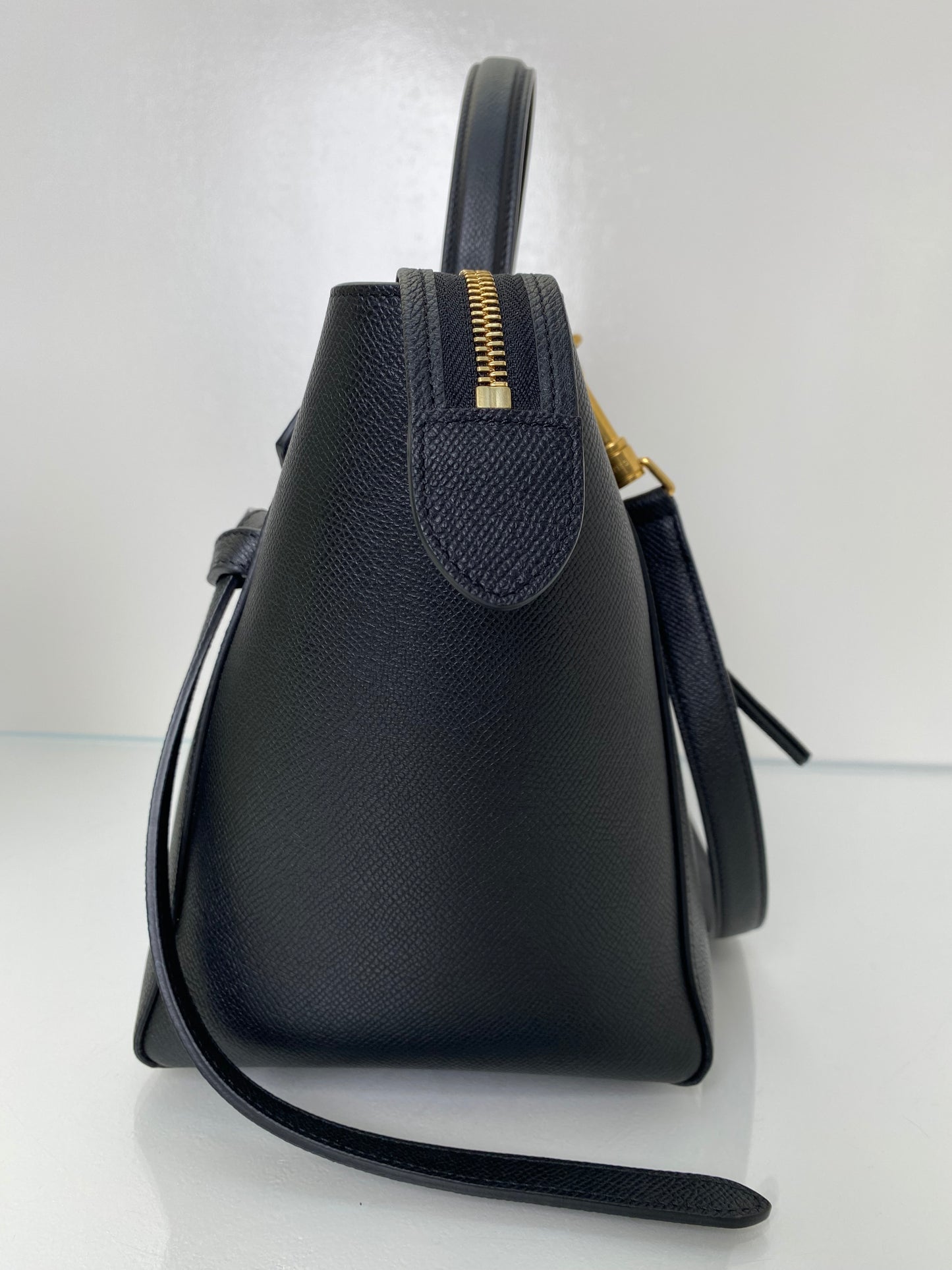Celine Black Mini Pico Belt Bag GHW