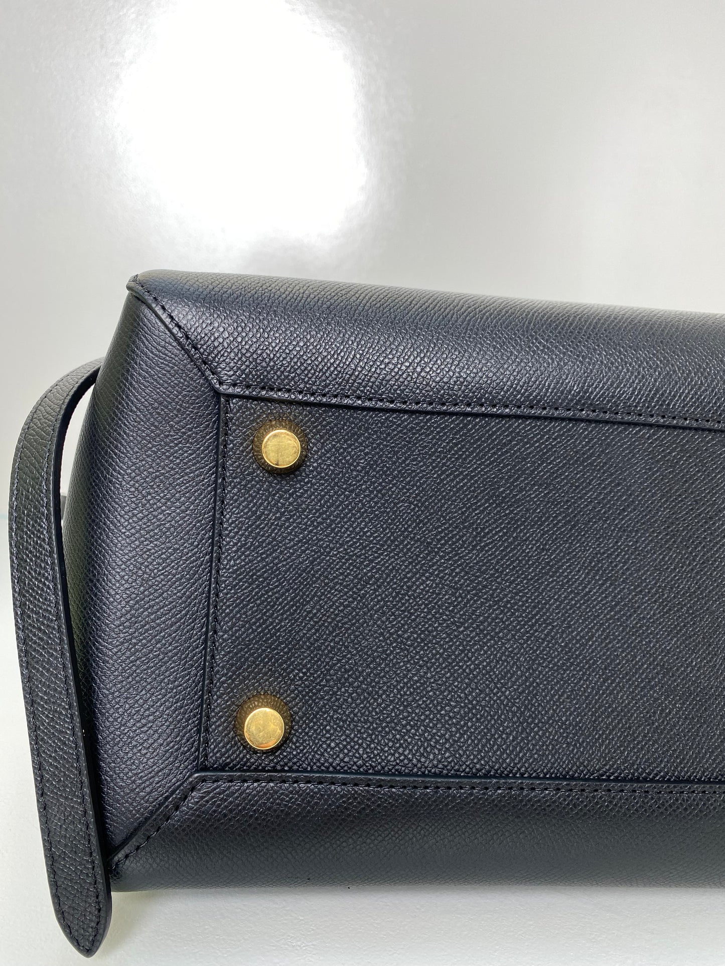 Celine Black Mini Pico Belt Bag GHW
