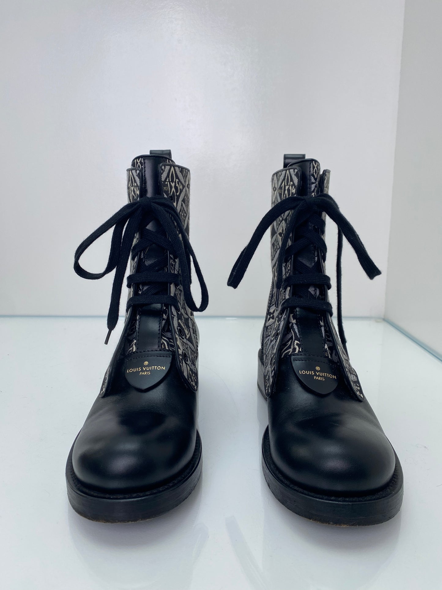Louis Vuitton Metropolis Ranger Canvas 1854 Boots 38.5