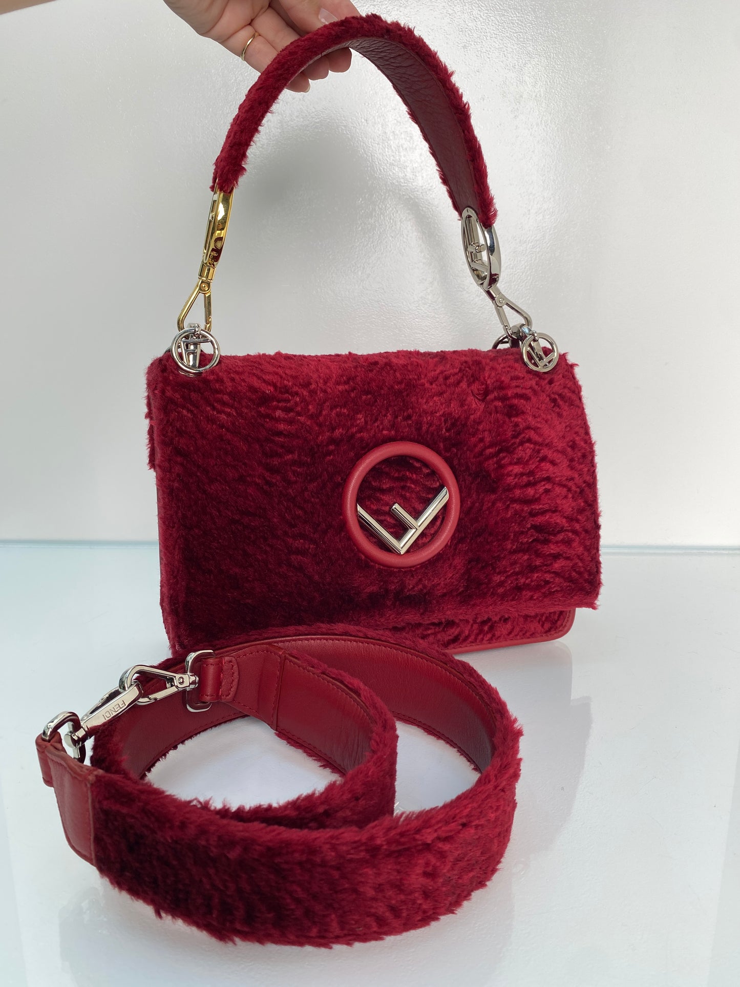 Fendi Red Khan Bag TTHW