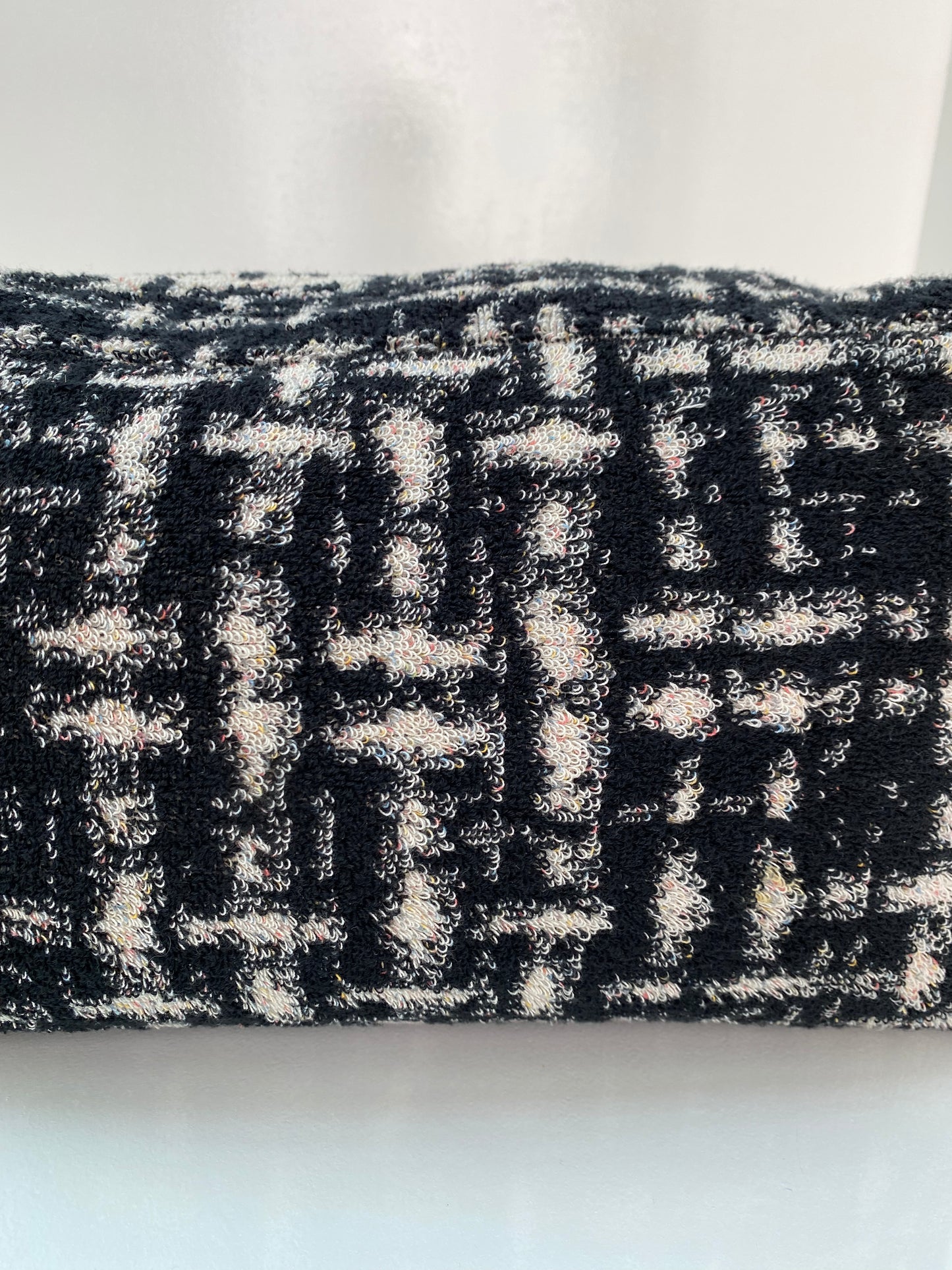 Chanel Black/Grey Towel Bag with Pouch