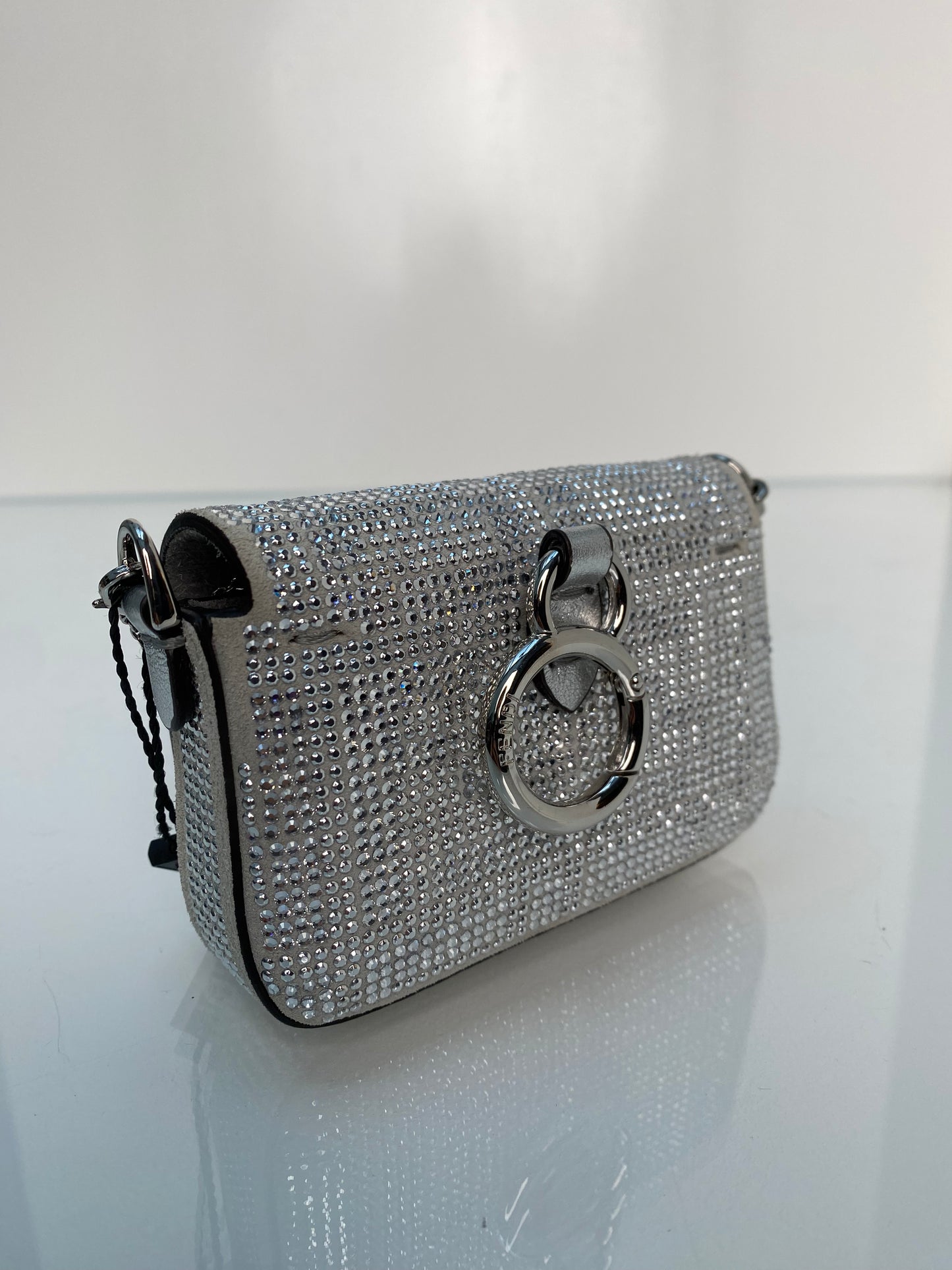Fendi Crystal Baguette Mini Charm SHW