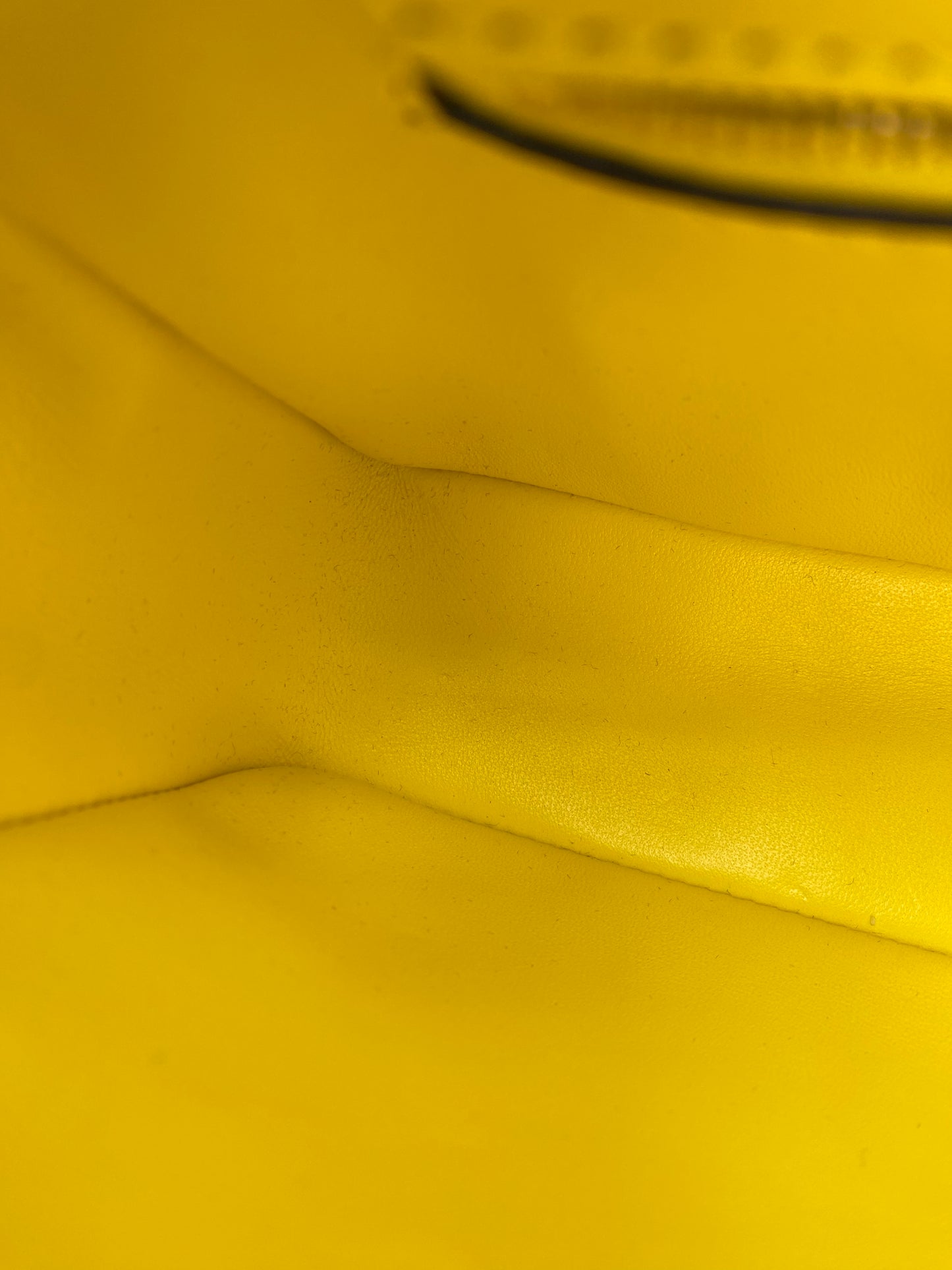 Fendi Yellow Croc Baguette Bag GHW