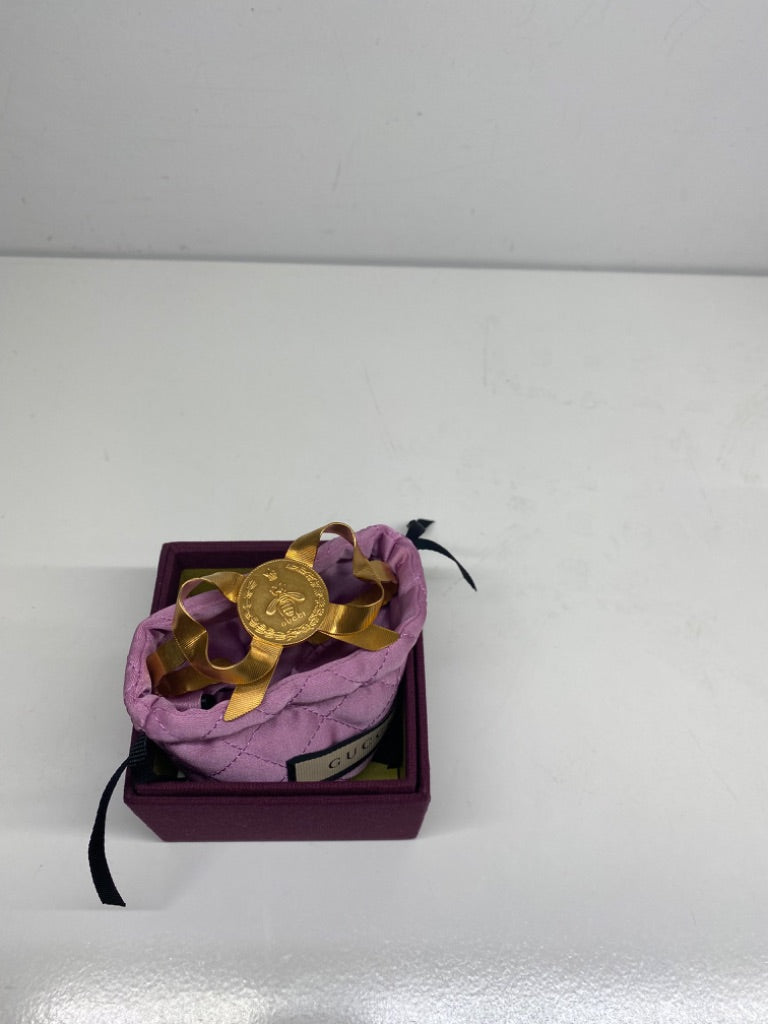 Gucci Gold Plated Bow & Bee Bracelet