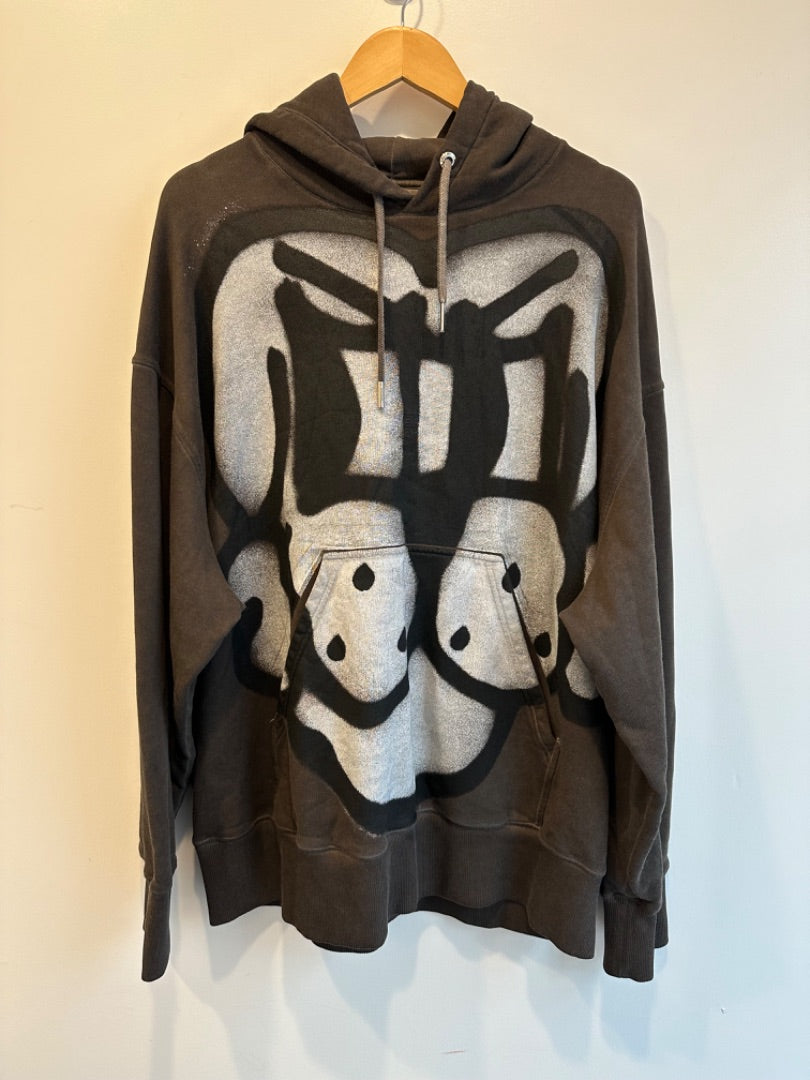 Givenchy Graffiti Grey & Black Hoodie