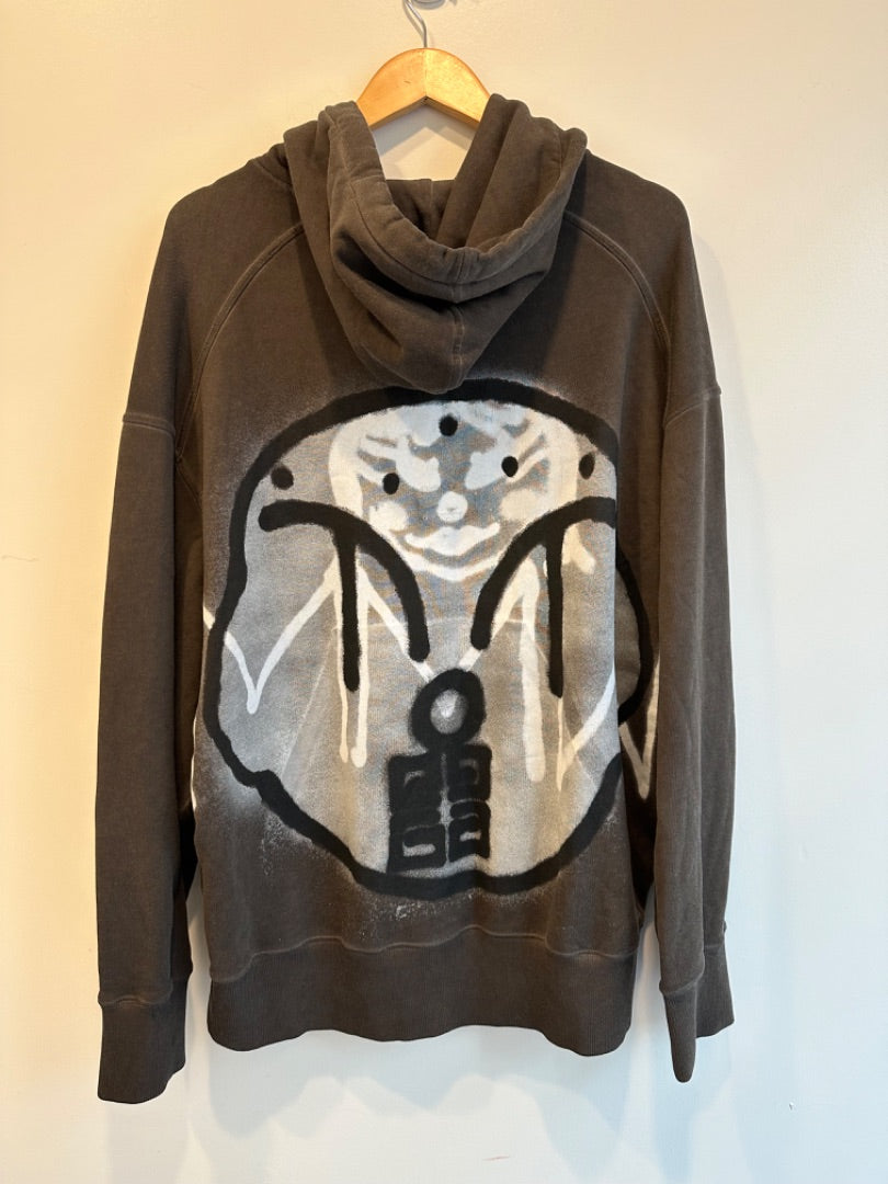 Givenchy Graffiti Grey & Black Hoodie