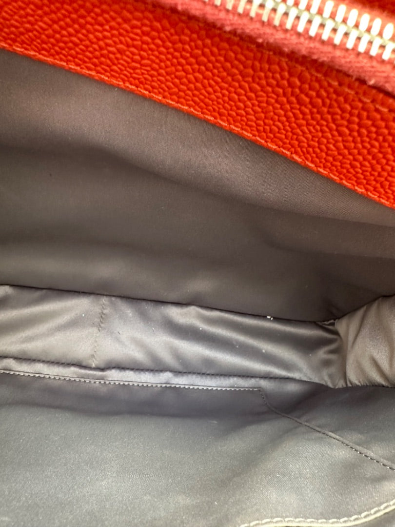 Chanel Orange Caviar Leather GST SHW