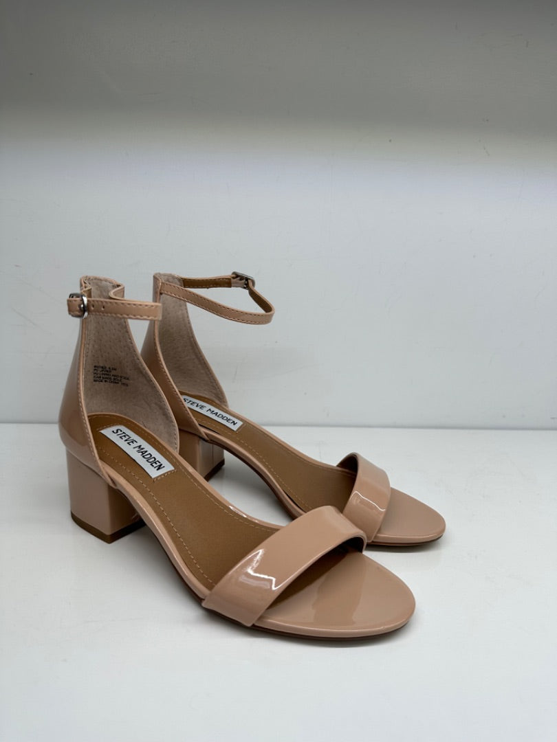 Steve Madden Nude Strappy Heels, 6.5