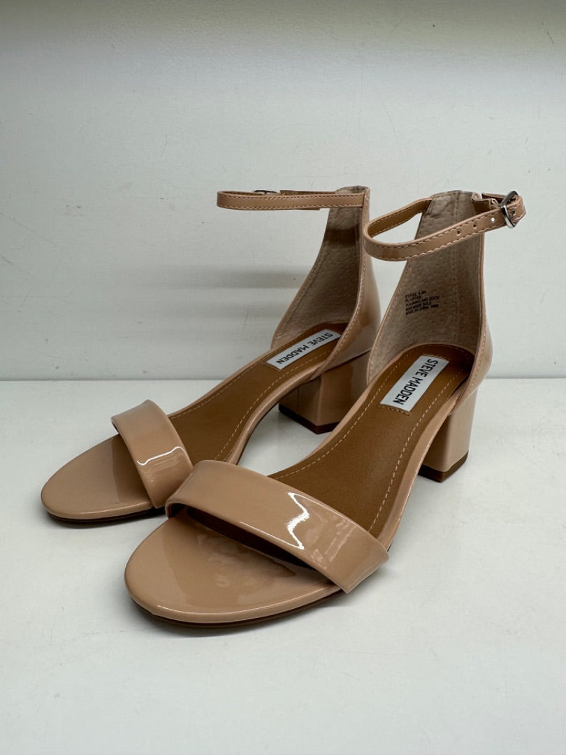 Steve Madden Nude Strappy Heels, 6.5