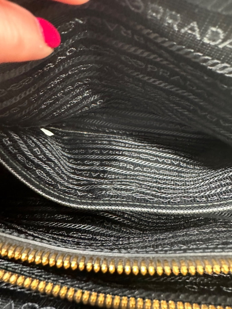 Prada Black Small Nylon Crossbody Bag GHW
