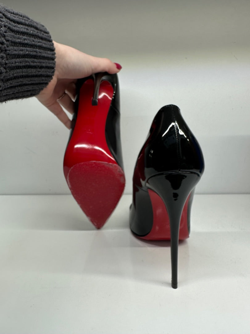 Christian Louboutin Black Patent Heels