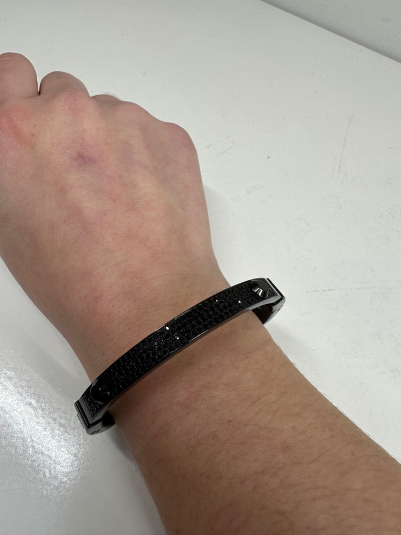 Michael Kors Black on Black Rhinestone Bangle