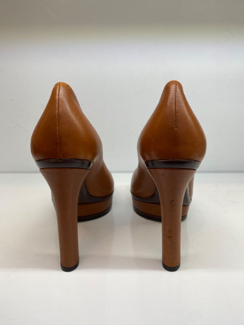 Gucci Brown Heel, 35 1/2 (As Is)