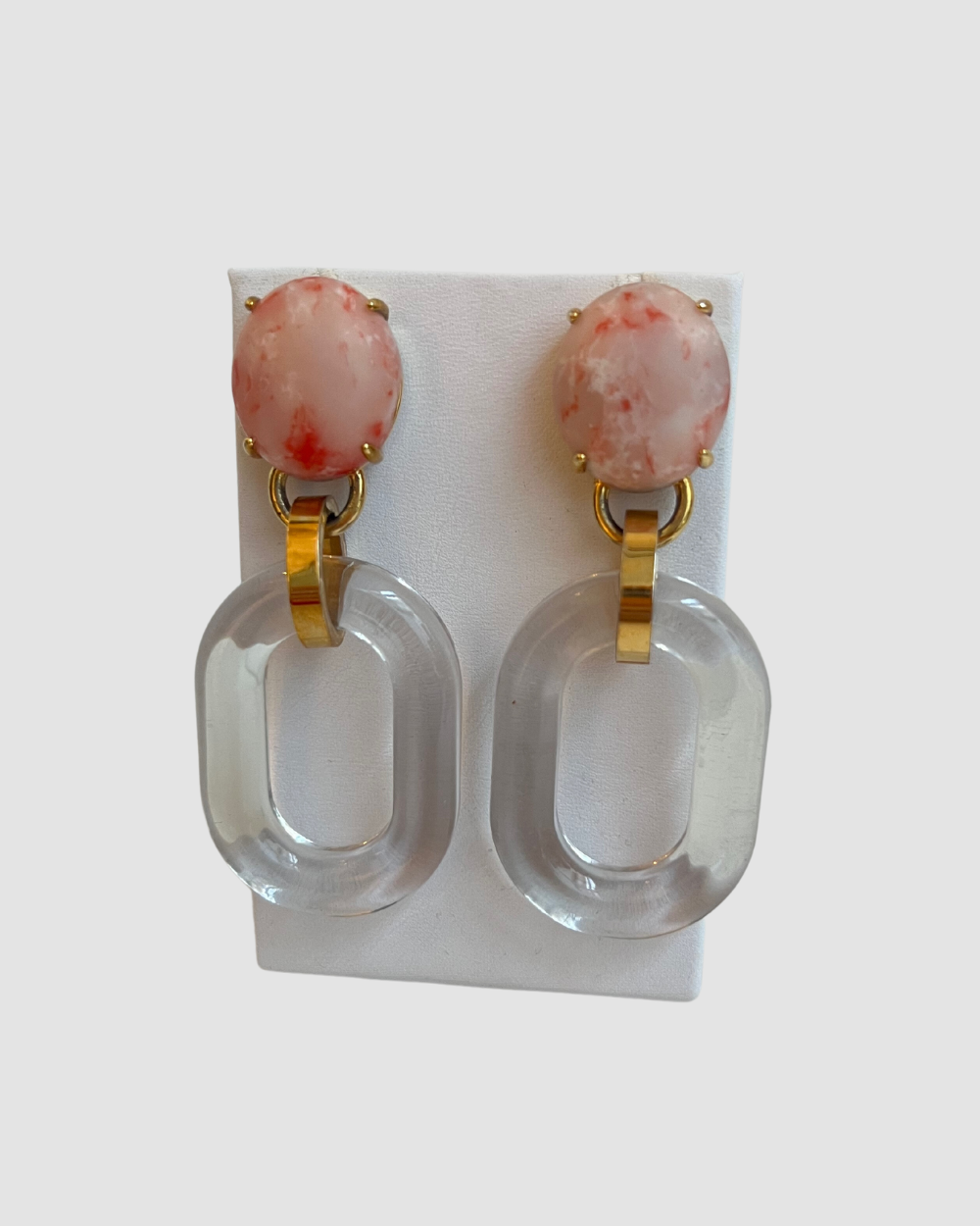 Lele Sadoughi Acrylic Hoop Earrings