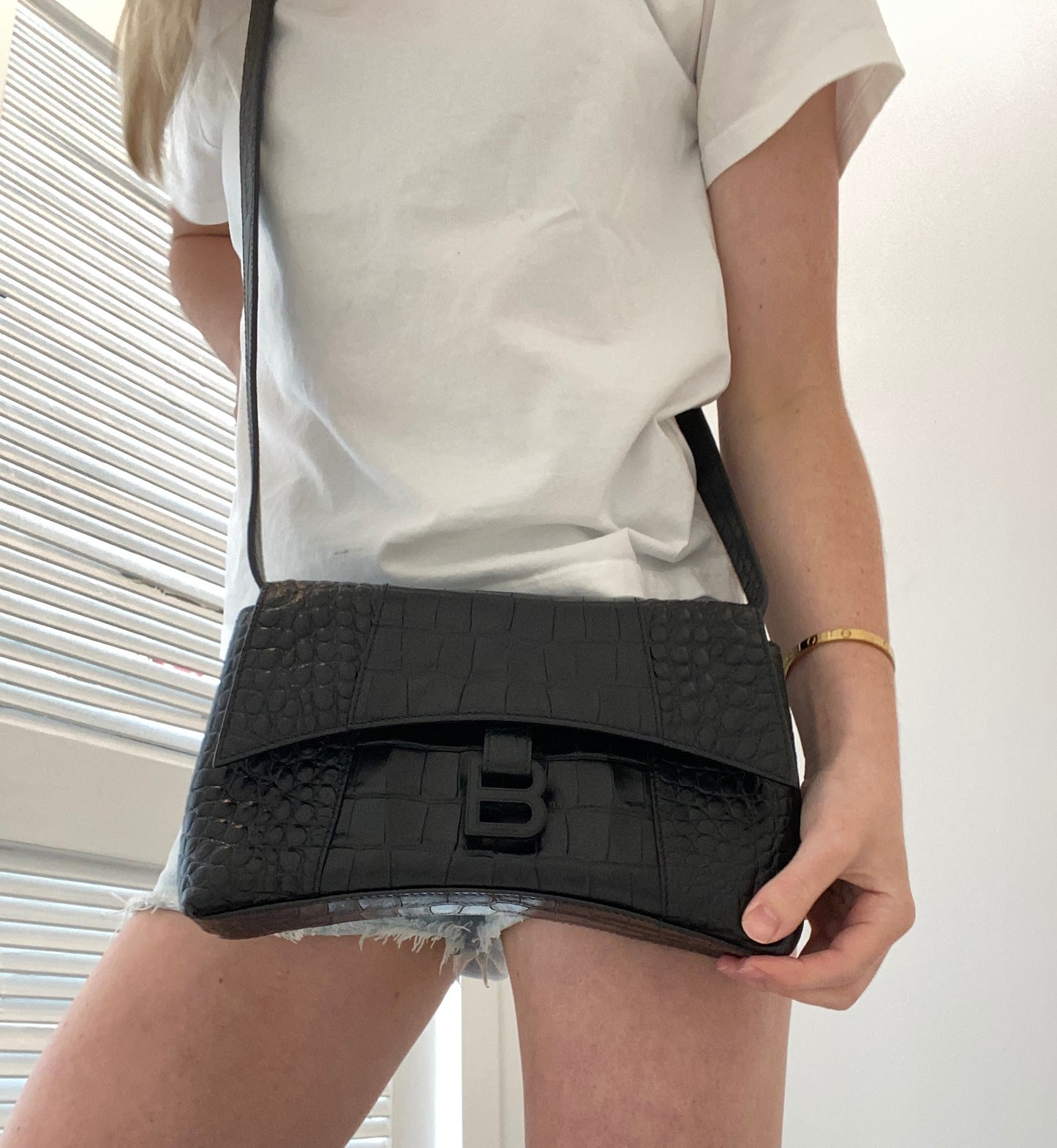 Balenciaga Downtown Croc Bag