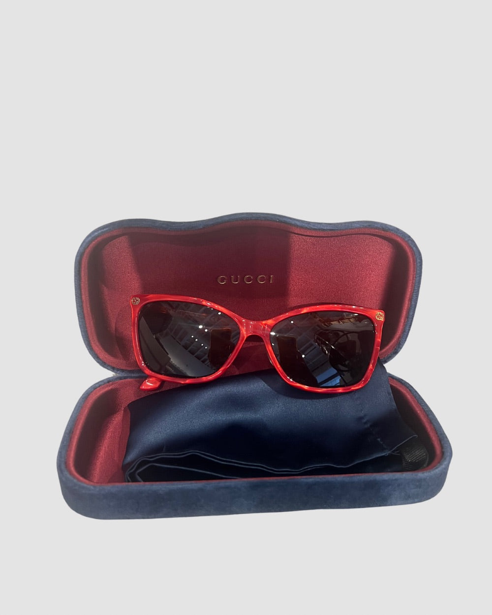 Gucci Kids Red Sunglasses