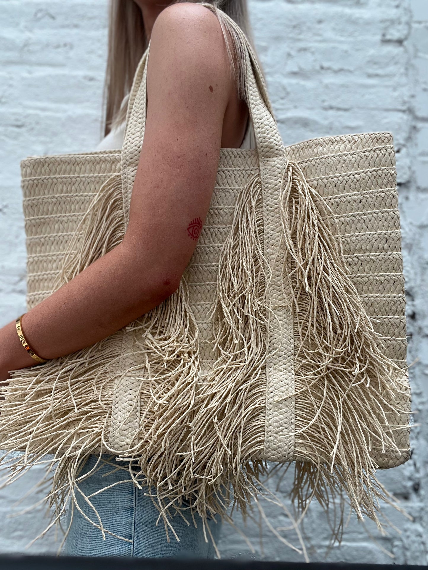 Beyond The Beach Straw Bag