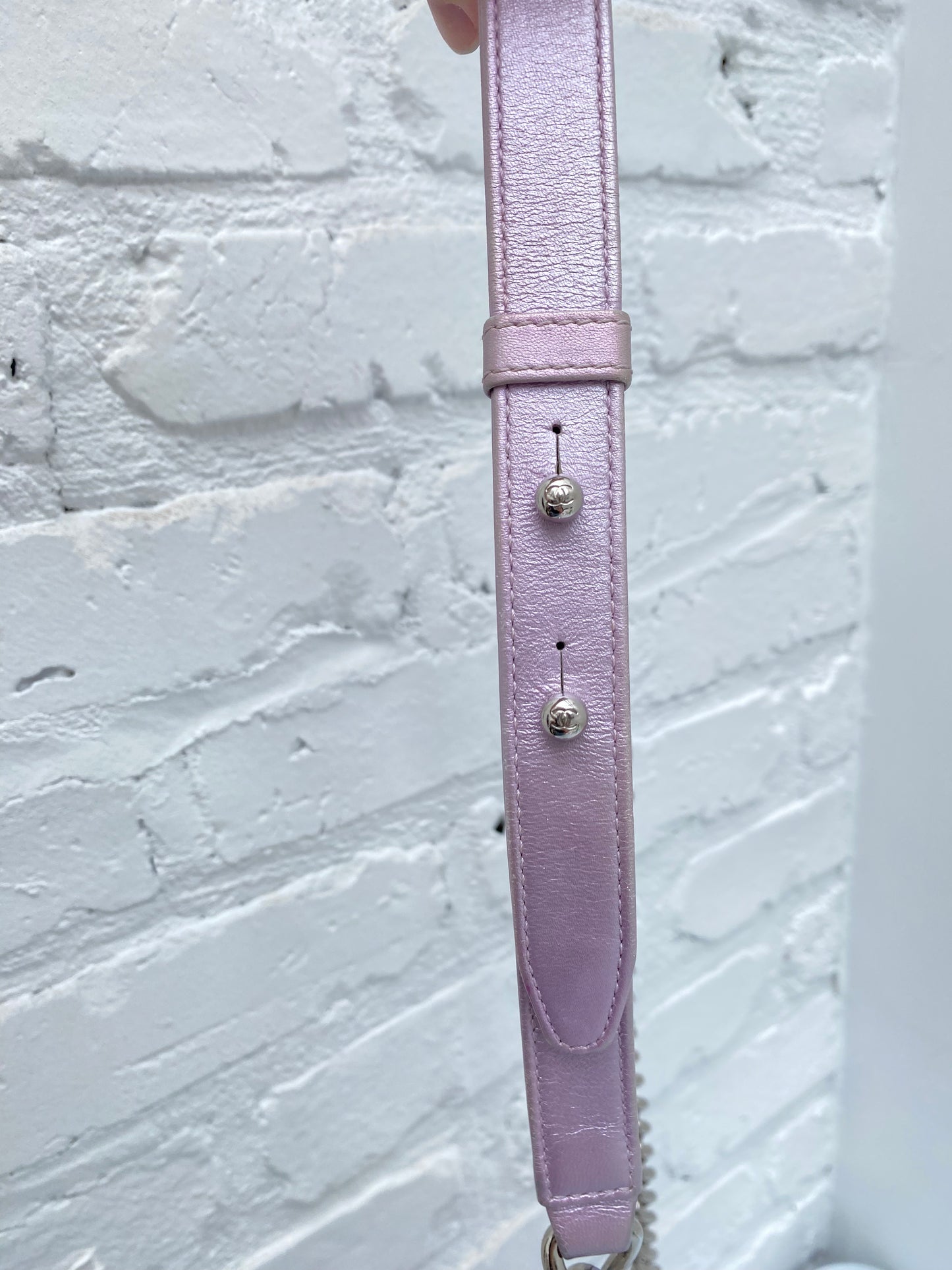 Chanel Purple Pearlescent Boy Bag