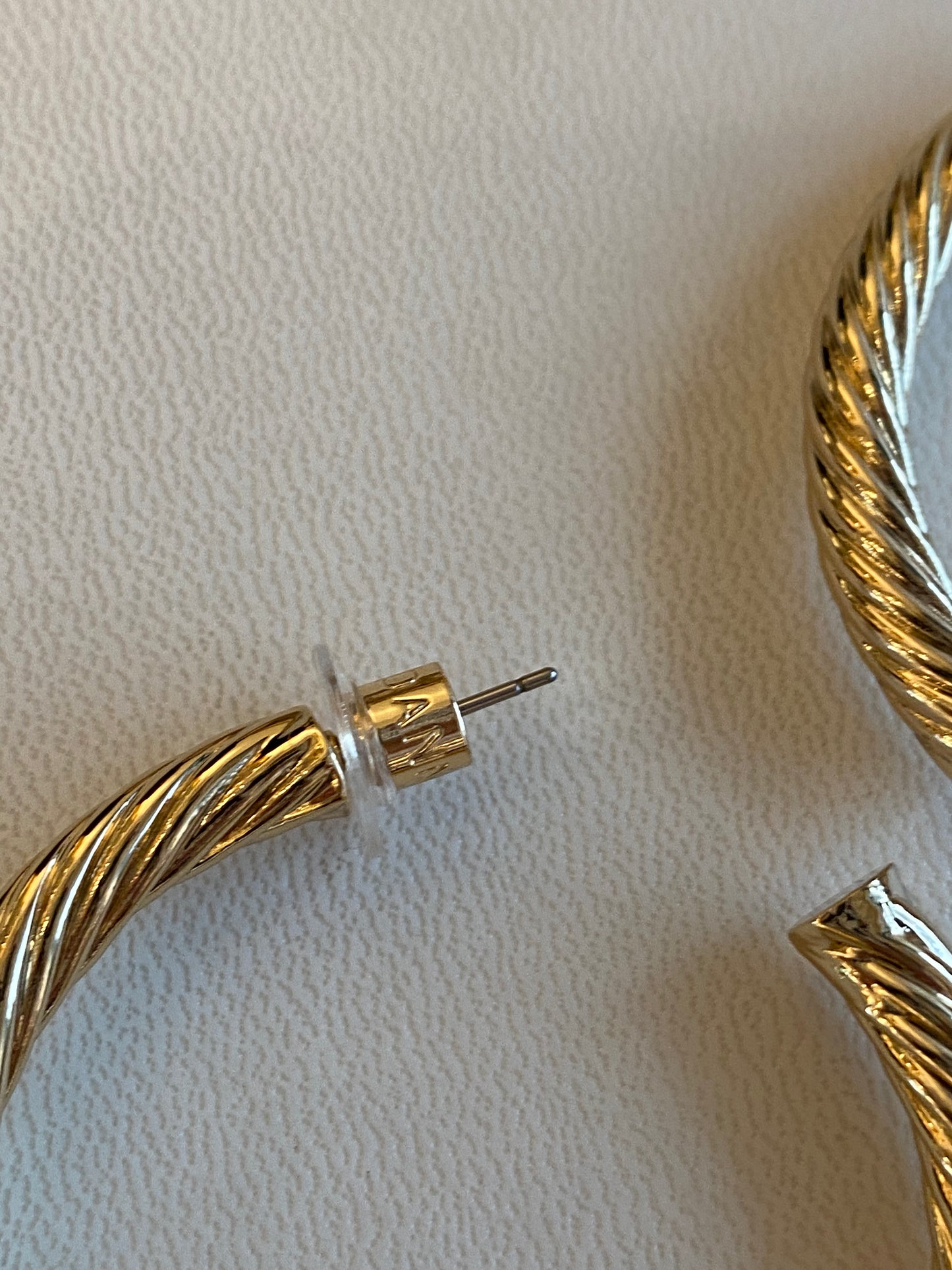 Dannijo Liko 10k Gold Plated Hoop Earrings