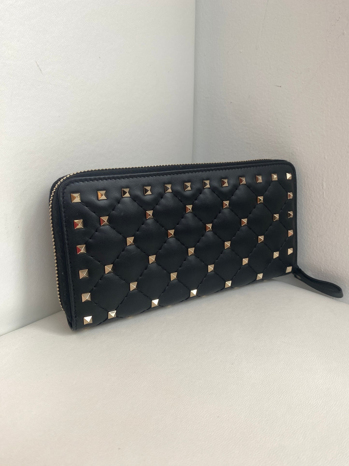 Valentino Studded Zippy Wallet