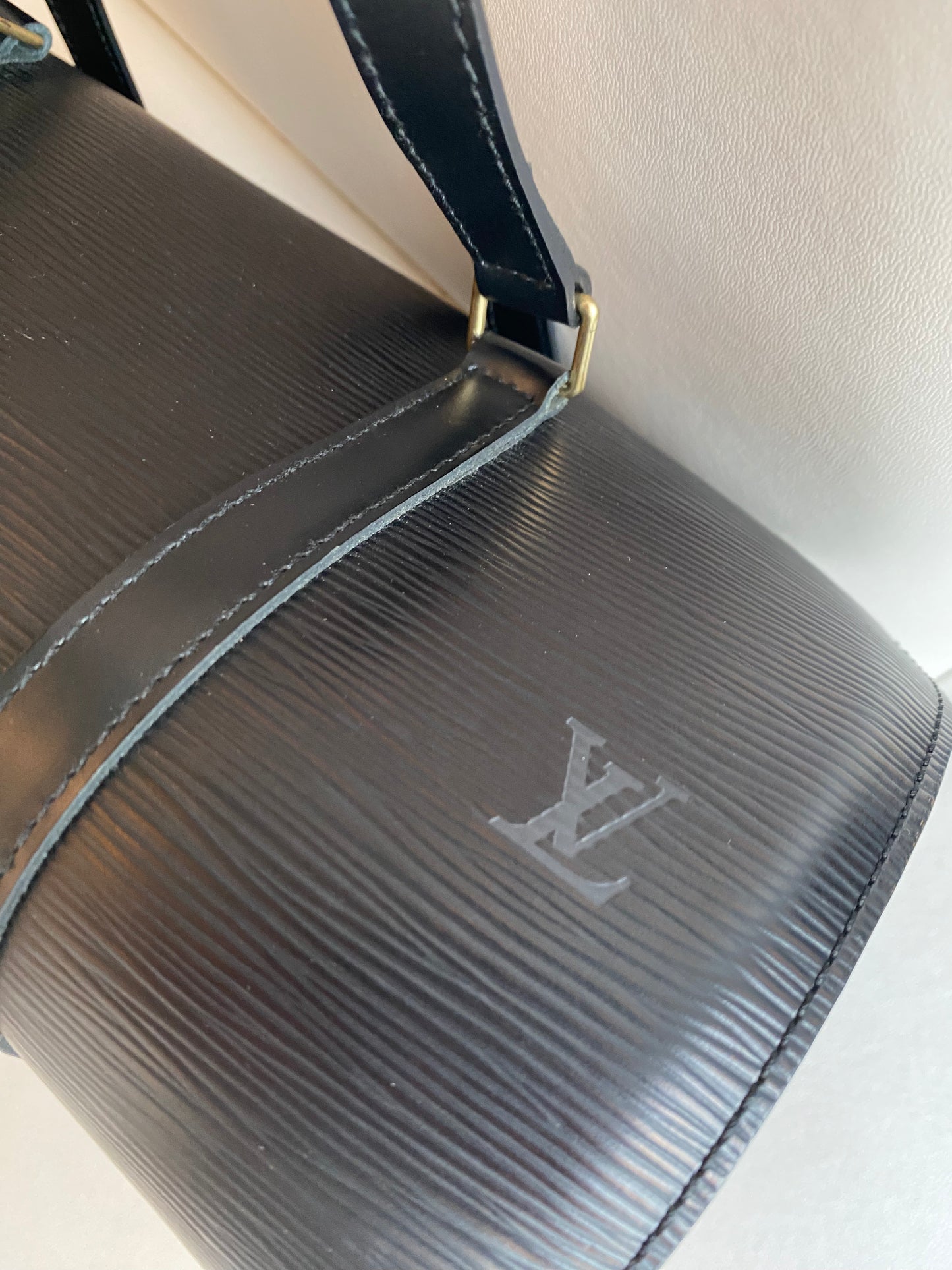 Louis Vuitton Soufflot Black Epi