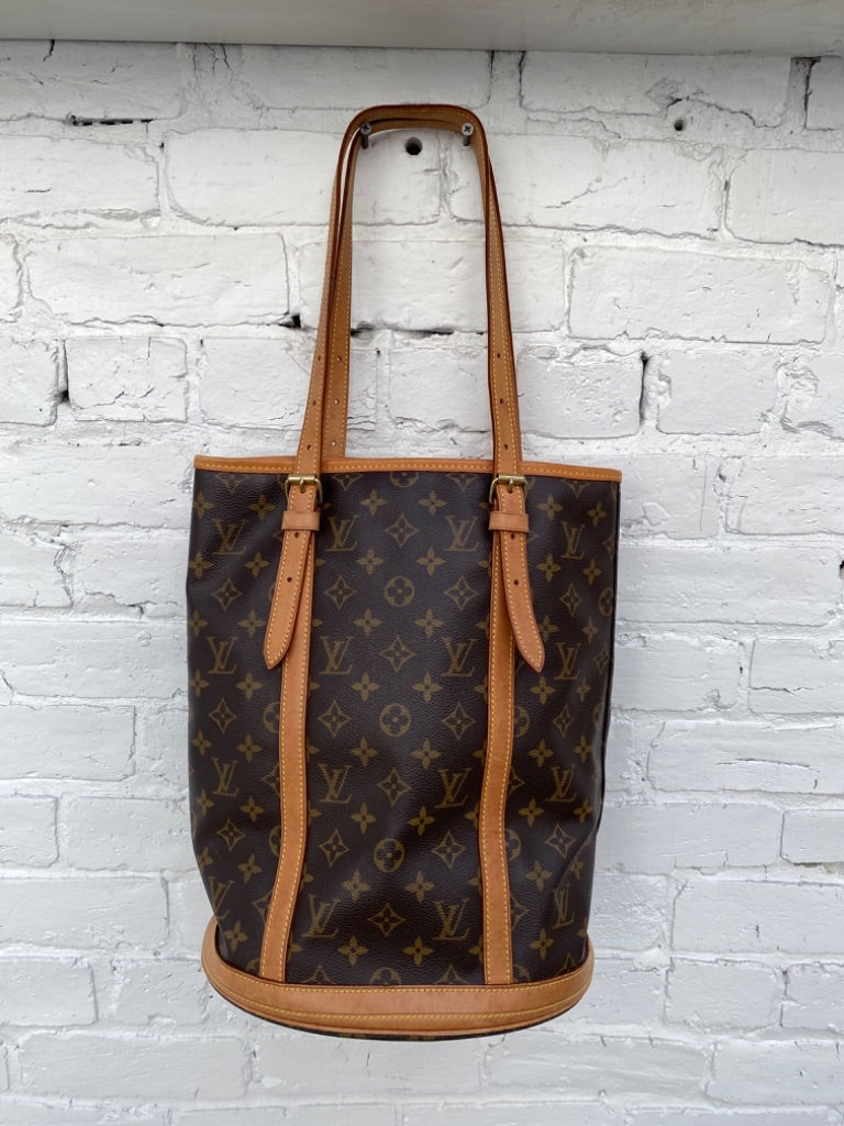 Louis Vuitton Monogram Marais Bucket Bag GM Tote Bag