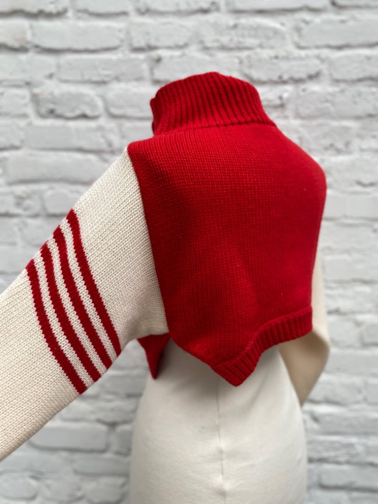 Monse Cropped Sweater, Small