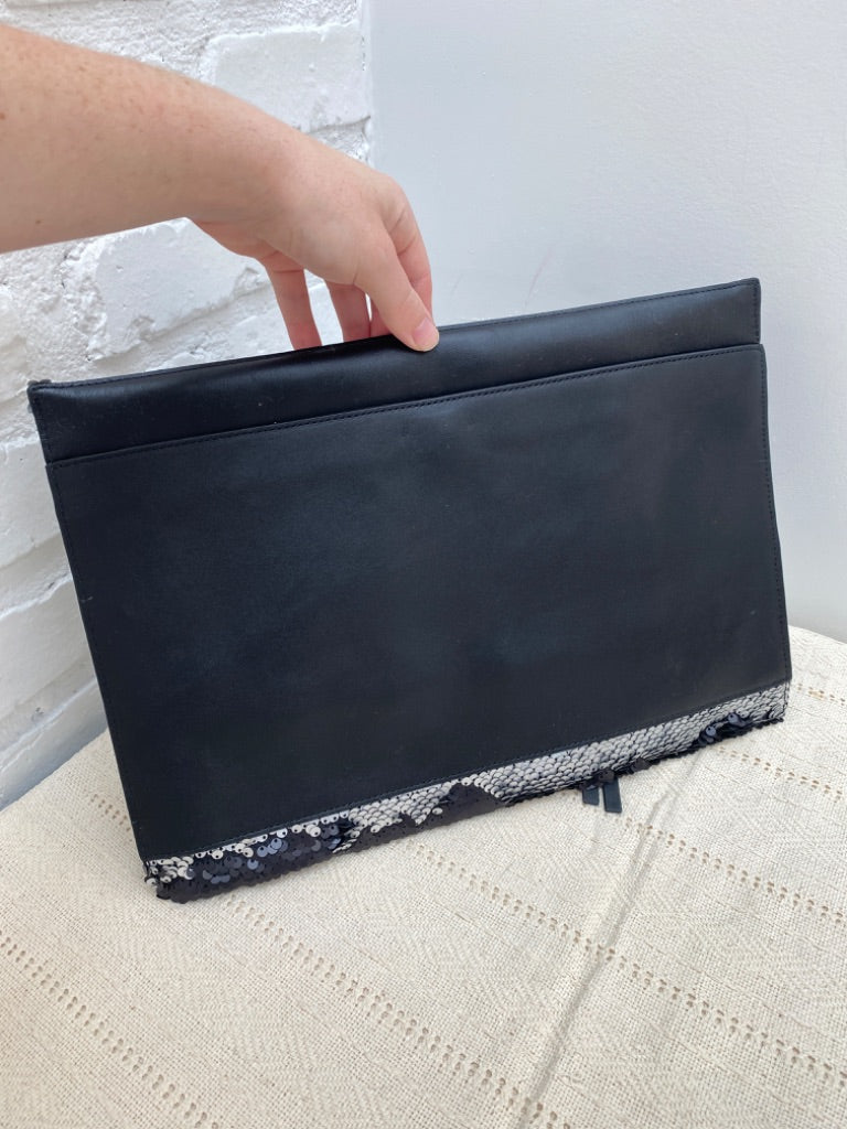 Rebecca Minkoff Large Sequin Zip Clutch