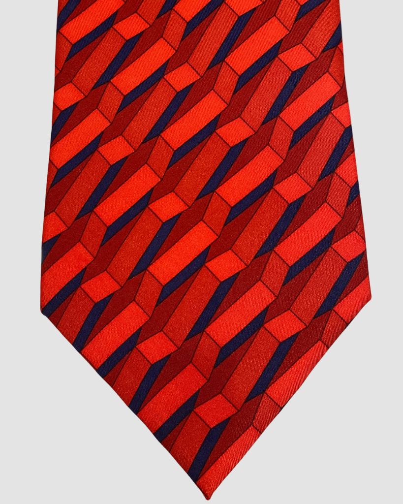Gucci Red & Blue Tie