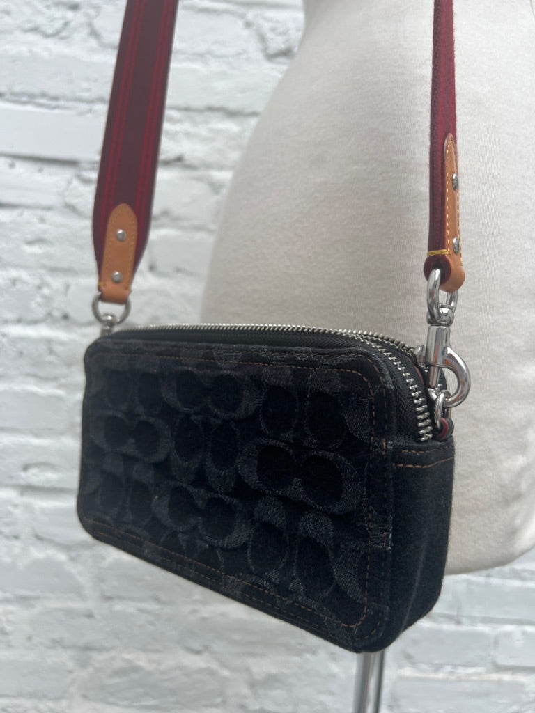 Coach Denim Camera Crossbody