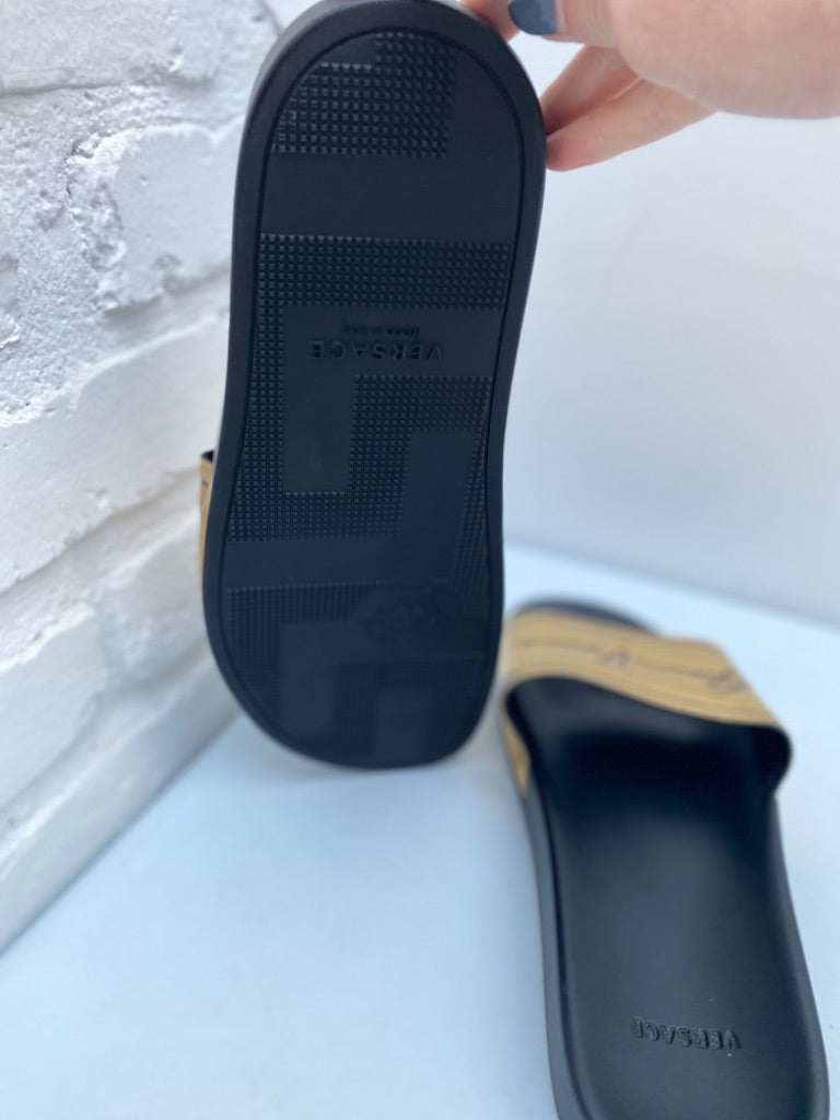 Versace Gold Slides
