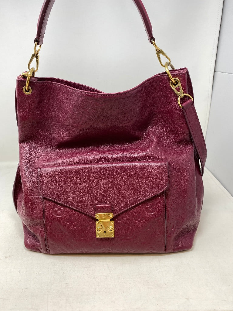 Louis Vuitton Magenta Hobo Metis
