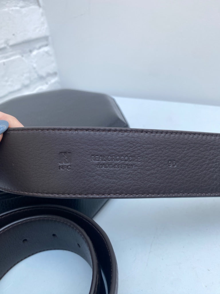 Stefano Ricci Crocodile Belt Sz 95