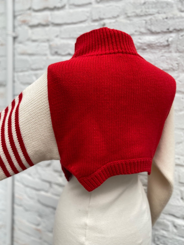 Monse Cropped Sweater, Small