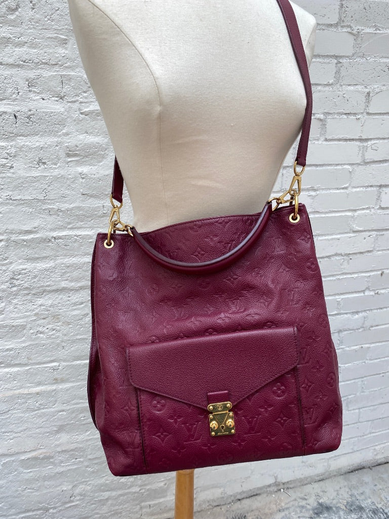 Louis Vuitton Magenta Hobo Metis
