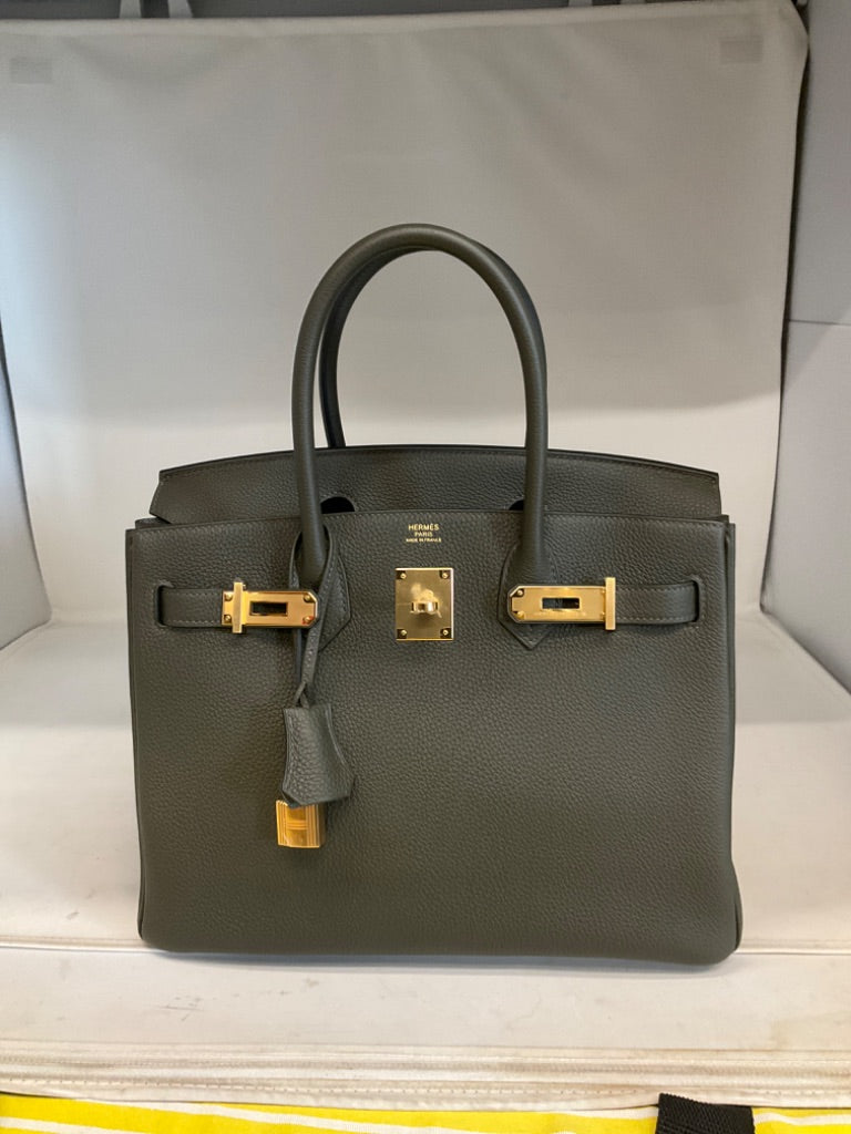 Hermès Birkin Vert De Gris Togo 30 GHW