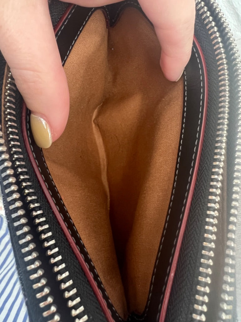 Coach Denim Camera Crossbody