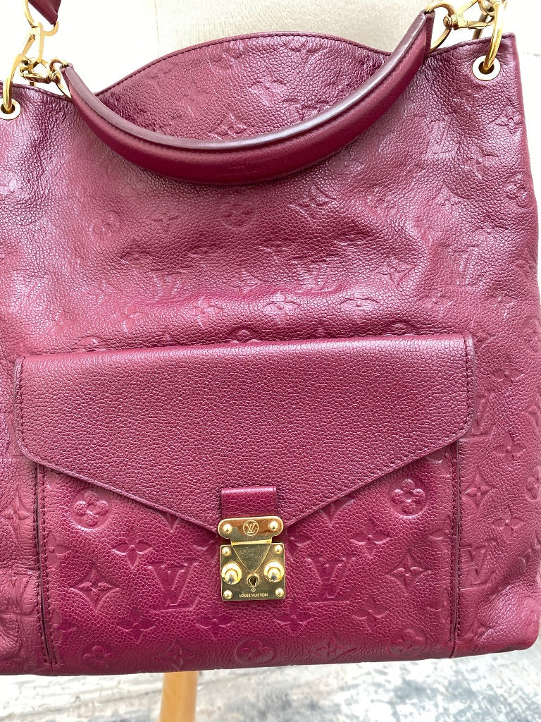 Louis Vuitton Magenta Hobo Metis