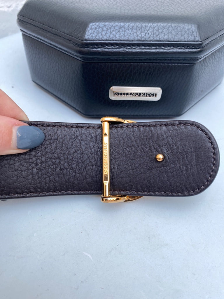 Stefano Ricci Crocodile Belt Sz 95
