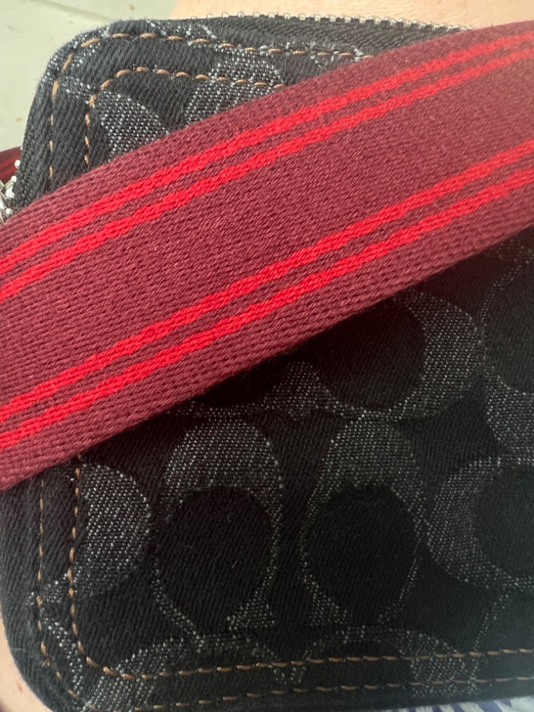 Coach Denim Camera Crossbody