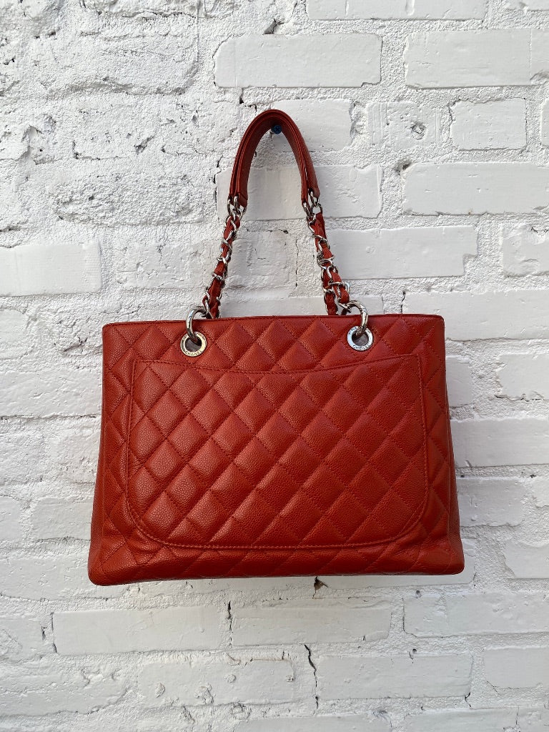 Chanel GST Caviar Orange